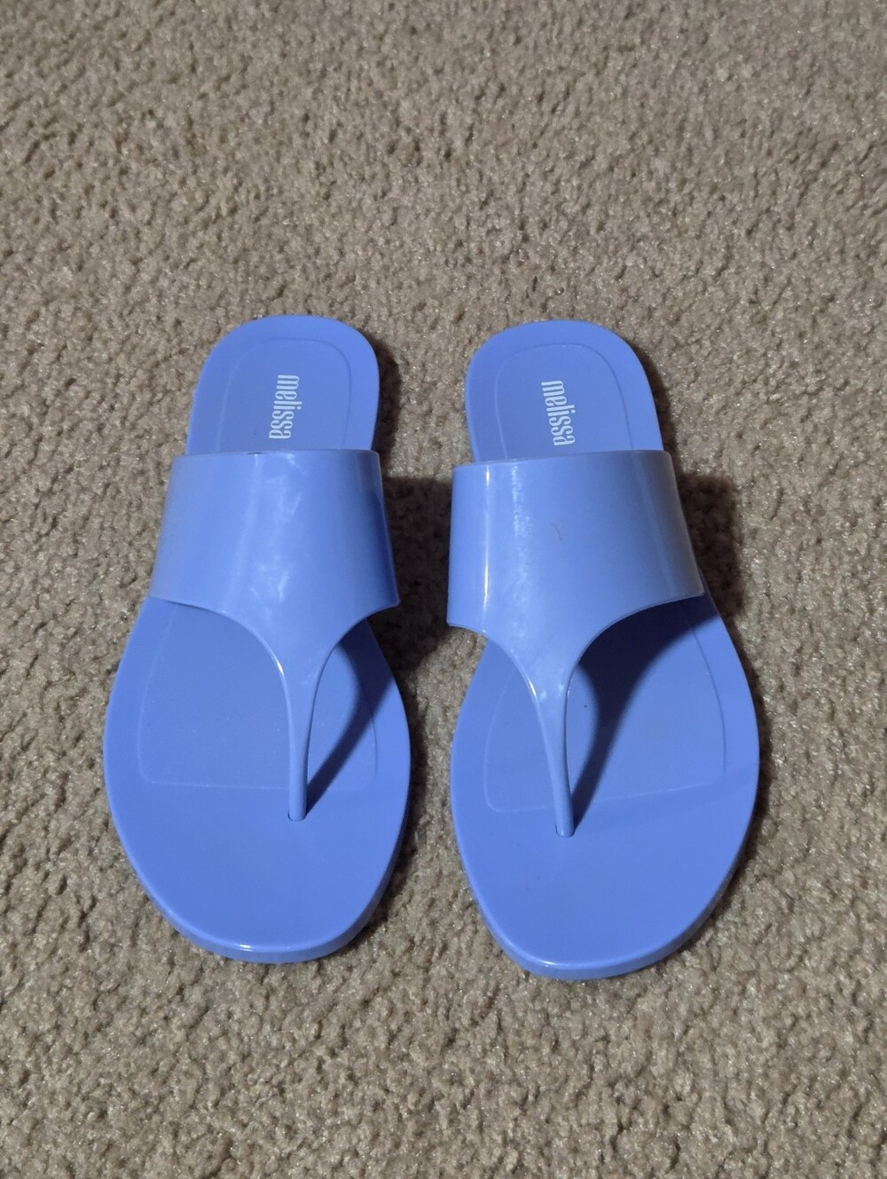 Melissa Women’s Blue Slide Thong Sandals